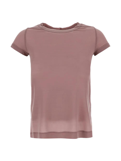 Rick Owens Cropped T-shirt In Pink