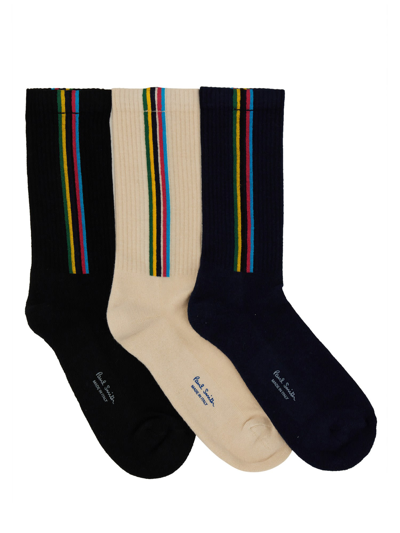 Ps By Paul Smith Pack Of Three Socks In Multicolour