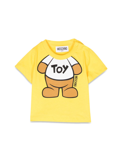 Moschino Babies' T-shirt In Yellow