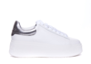 Ash Moby Studs Platform Sneaker In White