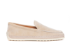 Tod's Powder Pink Raffia Loafer In Beige