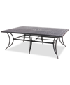 Agio Wythburn Mix And Match 84" X 60" Cast Aluminum Outdoor Dining Table In Bronze Finish