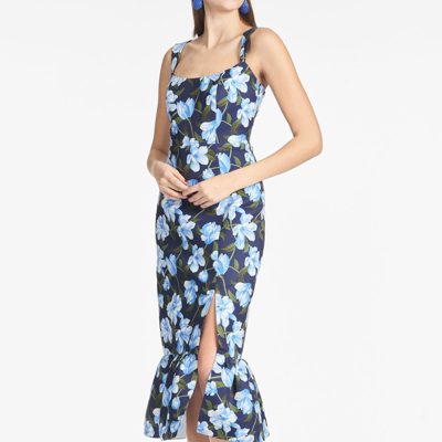Sachin & Babi Laura Dress In Ocean Blue Magnolia