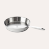 Alva Cookware Maestro Stainless Steel Frying Pan In Metallic