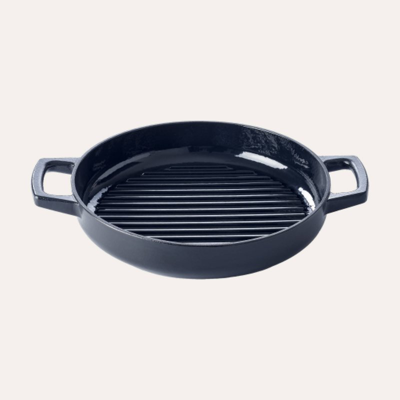 Alva Cookware Nori Grill Pan In Black
