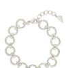 Sterling Forever Molten Chain Bracelet In Silver