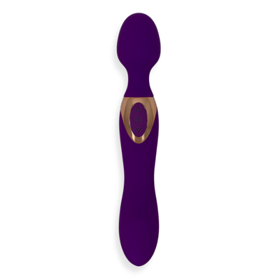 V For Vibes Dual-headed Wand Vibrator, Wand Massager Rhea In Purple