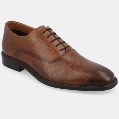 Thomas & Vine Trenton Plain Toe Oxford Shoes In Brown