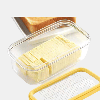 VIGOR BUTTER SLICER CUTTER CONTAINER DISH WITH LID FOR FRIDGE