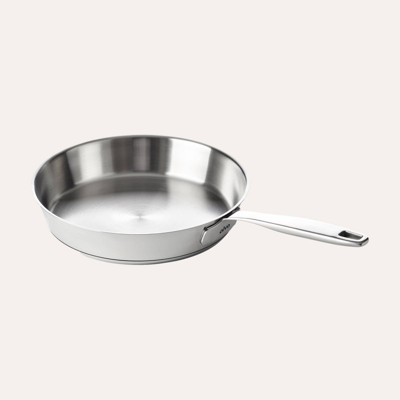 Alva Cookware Maestro Stainless Steel Frying Pan In Gray