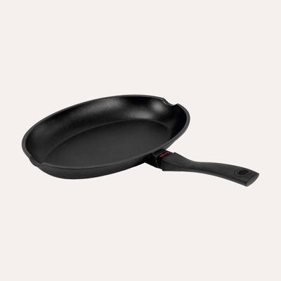 Alva Cookware Energy Nonstick Fish Pan In Black
