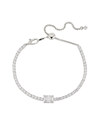 NADRI NADRI RHODIUM PLATED CZ TENNIS ANYONE BRACELET