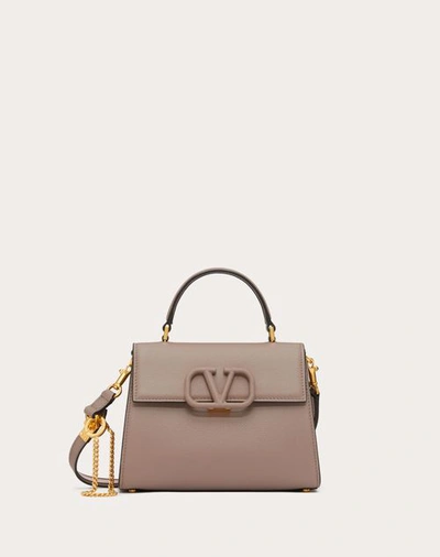 Valentino Garavani Small Vsling Grainy Calfskin Handbag Woman Clay Uni In Brown