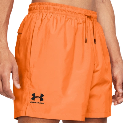 Under Armour Mens  Woven Volley Shorts In Halo Gray/black