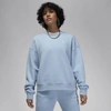 Jordan Women's  Brooklyn Fleece Crewneck Sweatshirt In Blue