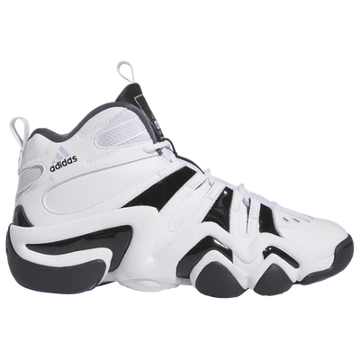 Adidas Originals Adidas Men's Crazy 8 Retro Basketball Shoes In Cloud White/core Black/collegiate Purple