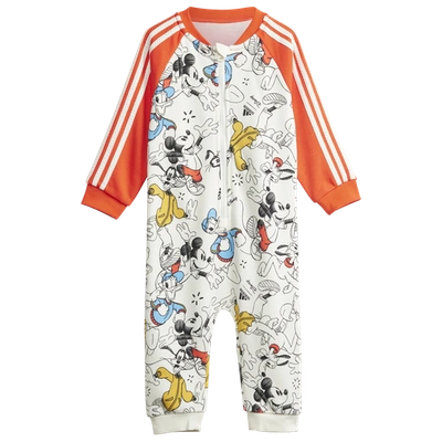 Adidas Originals Kids' Boys Adidas Disney Mickey Mouse Bodysuit In Off White/multicolor/bright Red