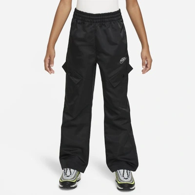 Nike Kids' Girls  Nsw Novelty Capsule Pants In Black/white