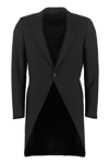Canali Single-breasted Tailcoat In Black