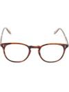 Garrett Leight 'hampton' Optical Glasses In Brown