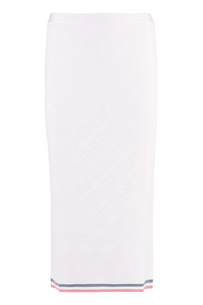 Fendi Skirt In White