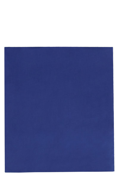 Max Mara Silk Scarf In Blue