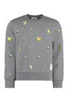Thom Browne Sweatshirt Mit Stickerei In Grey
