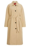 HUGO RELAXED-FIT TRENCH COAT IN STRETCH COTTON