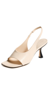 Wandler Julio Slingbacks Pearl Cream In Pearl Cream