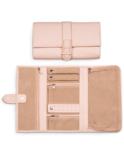 Bey-berk Hayley Jewelry Clutch In Pink
