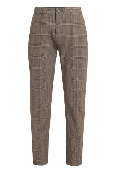 Department 5 Stretch Cotton Chino Trousers In Brown