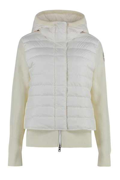 PARAJUMPERS PARAJUMPERS NINA KNIT JACKET WITH PADDED PANELS