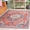 Safavieh Serapi Sep812p Power Loomed Rust / Navy Washable Rug