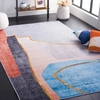 Safavieh Tacoma Tac834b Power Loomed Beige / Blue Washable Rug