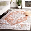 Safavieh Arizona Arz120p Power Loomed Rust / Beige Washable Rug