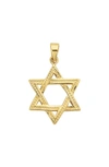 BEST SILVER 14K GOLD STAR OF DAVID PENDANT NECKLACE