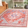 SAFAVIEH SAFAVIEH SERAPI SEP811P POWER LOOMED RUST / BLUE WASHABLE RUG