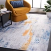 SAFAVIEH SAFAVIEH TACOMA TAC812F POWER LOOMED GREY / BLUE WASHABLE RUG