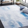 Safavieh Tacoma Tac814f Power Loomed Grey / Blue Washable Rug