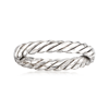 Ross-simons 14kt White Gold Twisted Ring In White