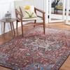 Safavieh Tucson Tsn138q Power Loomed Red / Blue Washable Rug