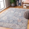 Safavieh Serapi Sep666m Power Loomed Blue / Beige Washable Rug