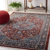 SAFAVIEH SAFAVIEH BAYSIDE BAY110Q FLAT WEAVE RED / BLUE WASHABLE RUG