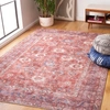 Safavieh Serapi Sep646p Power Loomed Rust / Blue Washable Rug