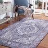 SAFAVIEH SAFAVIEH TUCSON TSN198B POWER LOOMED BEIGE / GREY WASHABLE RUG