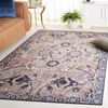 Safavieh Tucson Tsn149t Power Loomed Light Blue / Navy Washable Rug