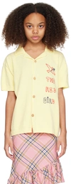THE ANIMALS OBSERVATORY KIDS YELLOW WHALE SHIRT