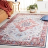 SAFAVIEH SAFAVIEH TUCSON TSN148M POWER LOOMED RED / BLUE WASHABLE RUG