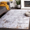 Safavieh Tacoma Tac863f Power Loomed Grey / Gold Washable Rug