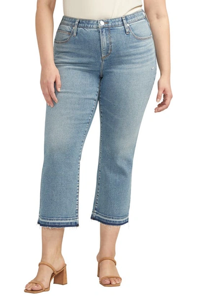 Jag Jeans Eloise Release Hem Crop Bootcut Jeans In Blue Dust